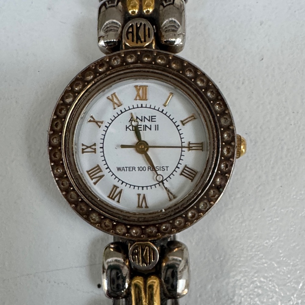 Anne Klein II Stylish Two-Tone Roman Numeral Watch